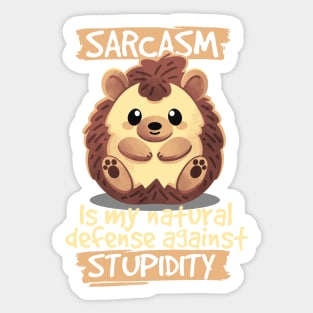 Sarcastic hedgehog Sticker